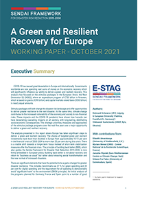 A Green and resilient recovery for Europe
