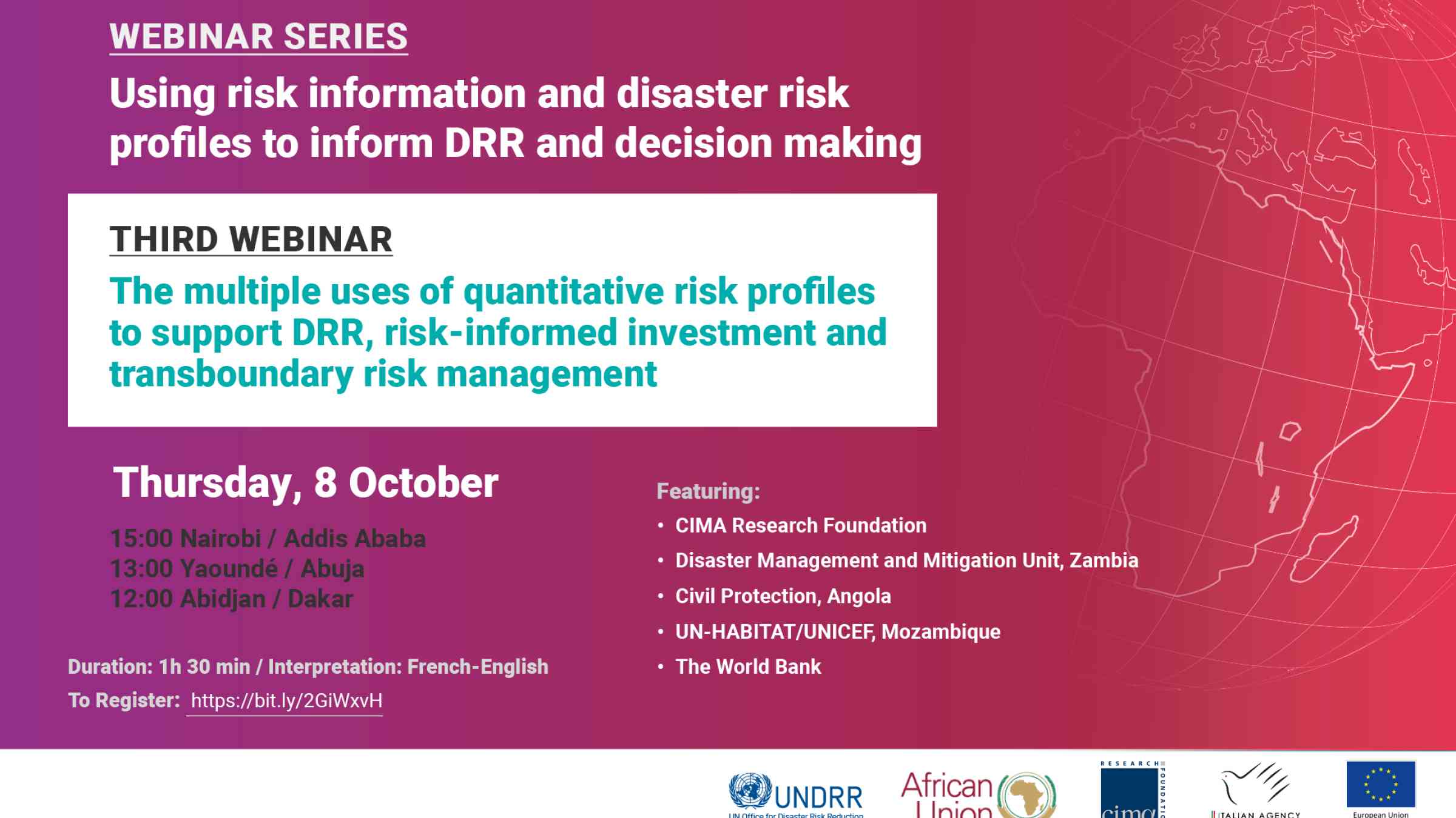 UNDRR Africa webinar banner