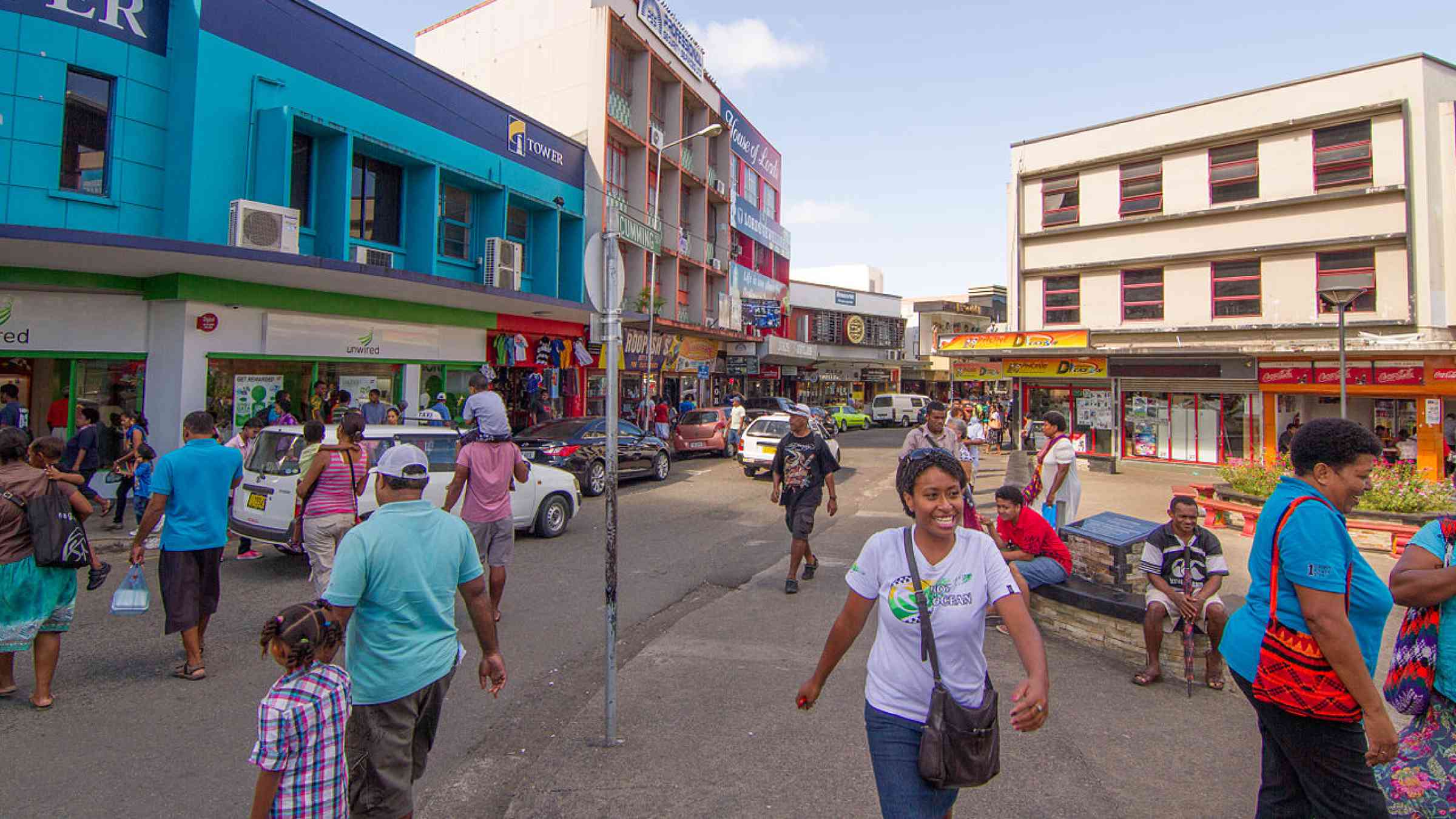 Suva, Fiji, street