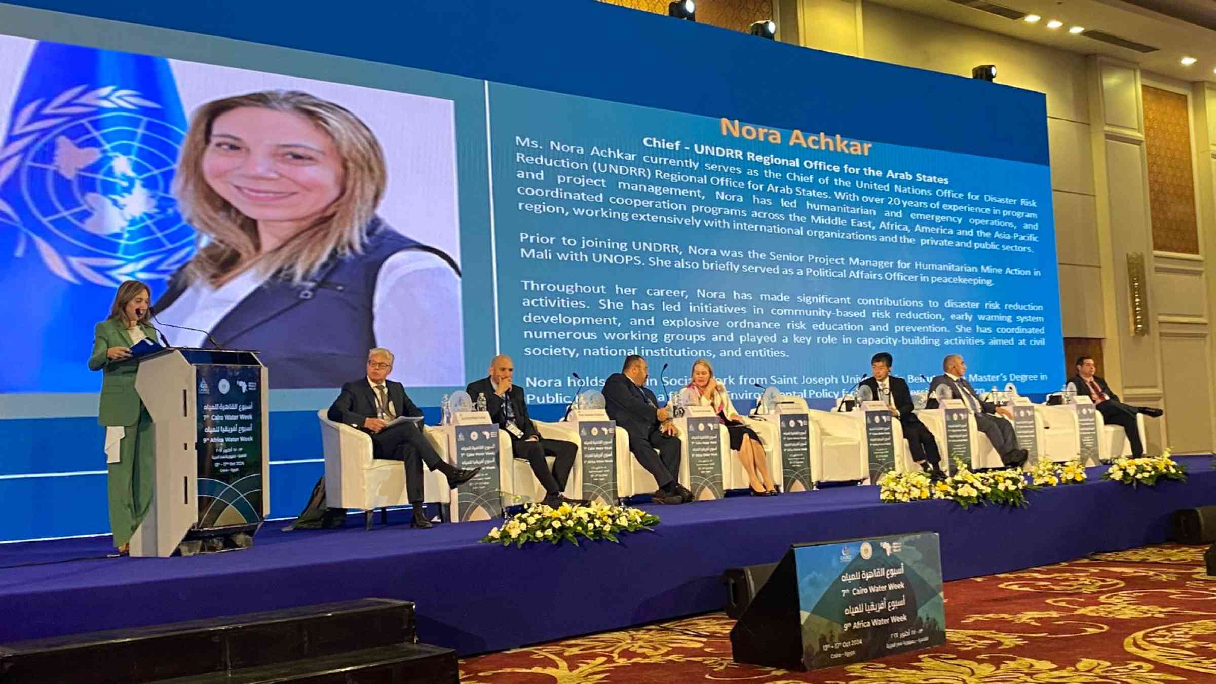 UNDRR ROAS at Cairo Water Week 2024