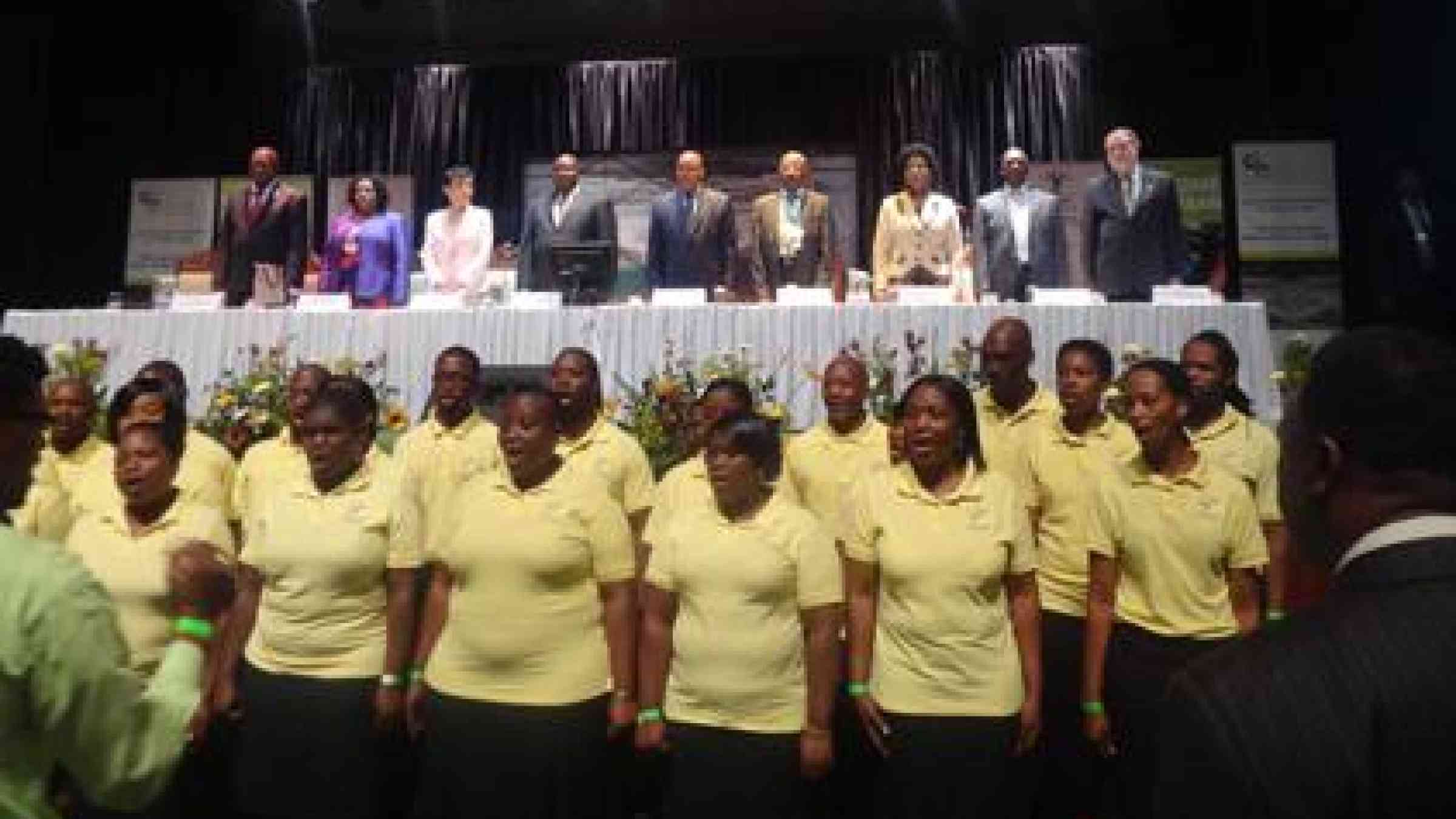 The opening of the Durban Local Government Convention which gathered over 200 delegates, including mayors, high level officials and the scientific community.