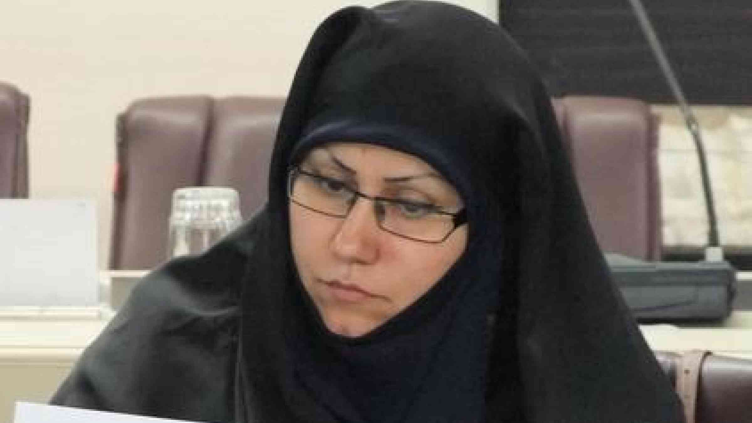 Bita Roohi at the Summit of  Disaster Management of Cities of Iran, Mashhad city held on 5 December 2012.