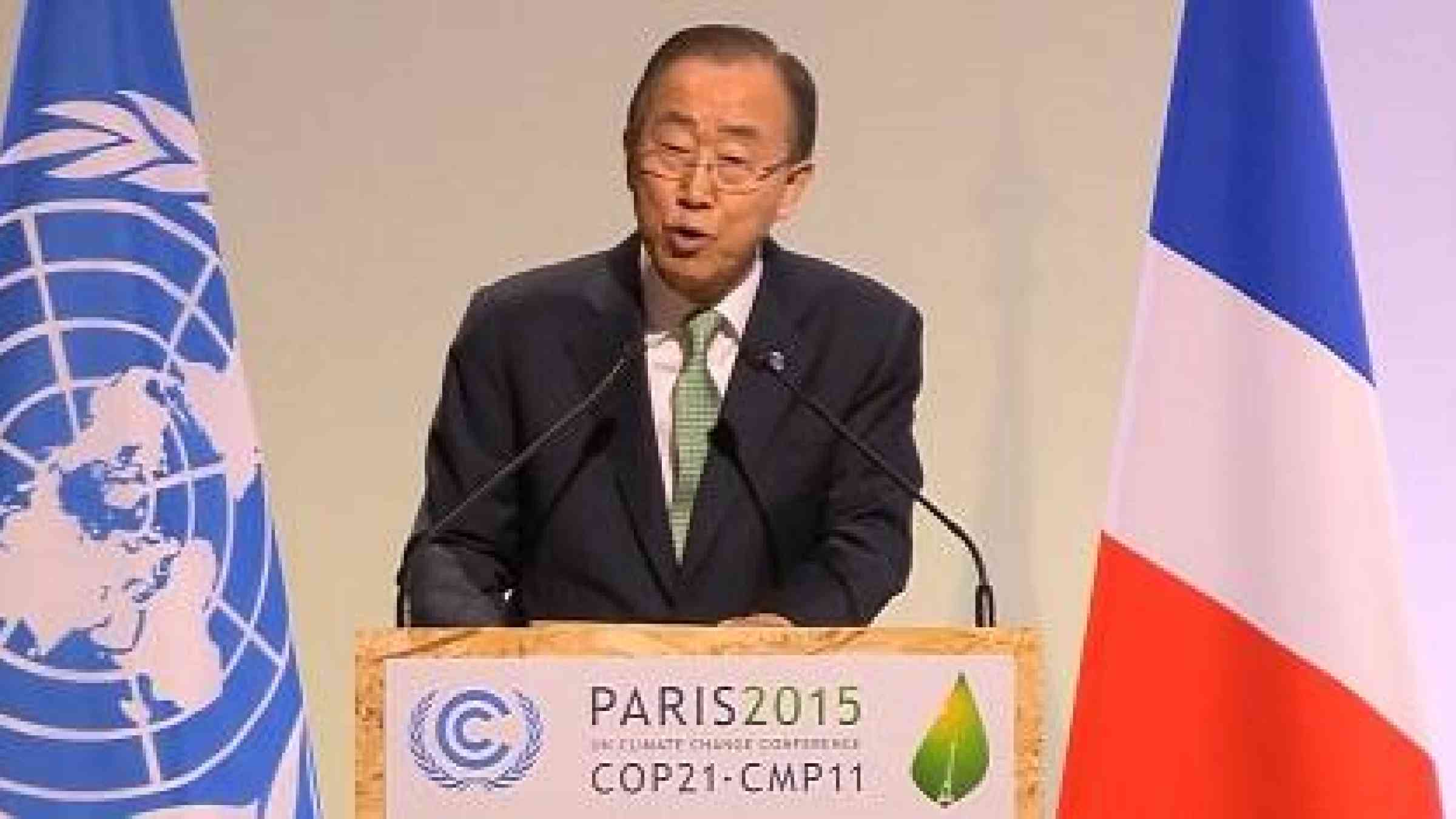 UN Secretary-General Ban Ki-moon said that three out of four humanitarian disasters are now climate-related (Photo: UNEP)